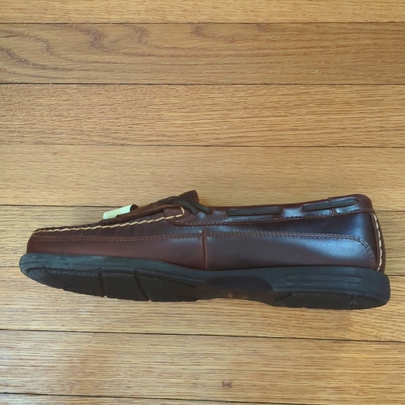 New! Dark Brown Leather Sperry Loafers - Men's Size 10M - Picture 4 of 8